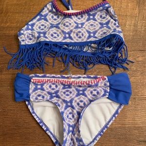 Bundle girls size 6X and 7 bathing suits